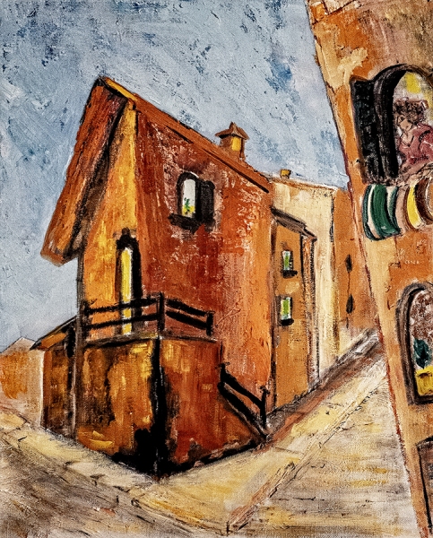 Casette - oil on canvas - 16x20 - $800