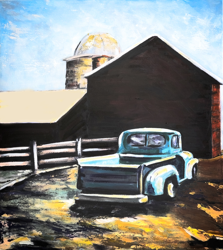Green-Truck - 18x20 - $900.