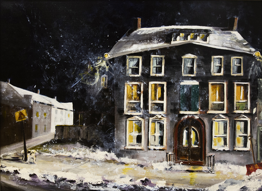 Snowy-Night - 24x18 - $$1000.