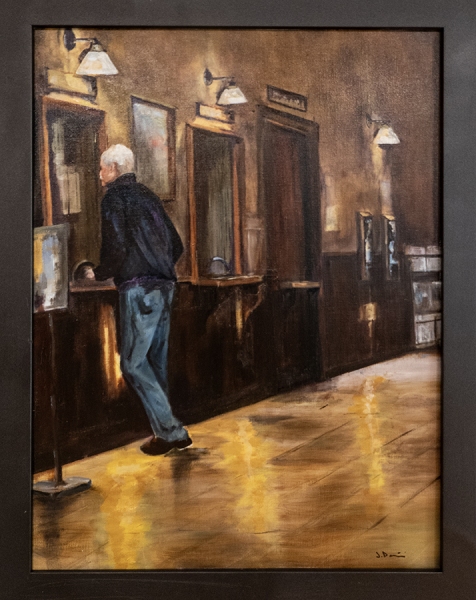 Weekend Commuter - oil on canvas - 18x24 in.