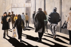 NYC Streets - oil on canvas - 40x30 - $3200.