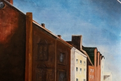 Portland Pier #12 - oil on canvas - 18x20 - $950.