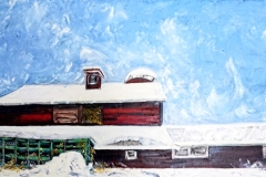 Whippin' Winds - Oil on Canvas - 26x16 - 970.