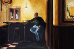 Portland Pub - oil on canvas - 20x28 - $1400.
