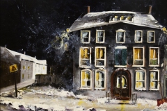 Snowy-Night - 24x18 - $$1000.